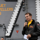 U.S. Navy Captain Brett Crozier in 2019. A New York Times report stated that Crozier has tested positive for covid-19, the disease caused by the novel coronavirus.